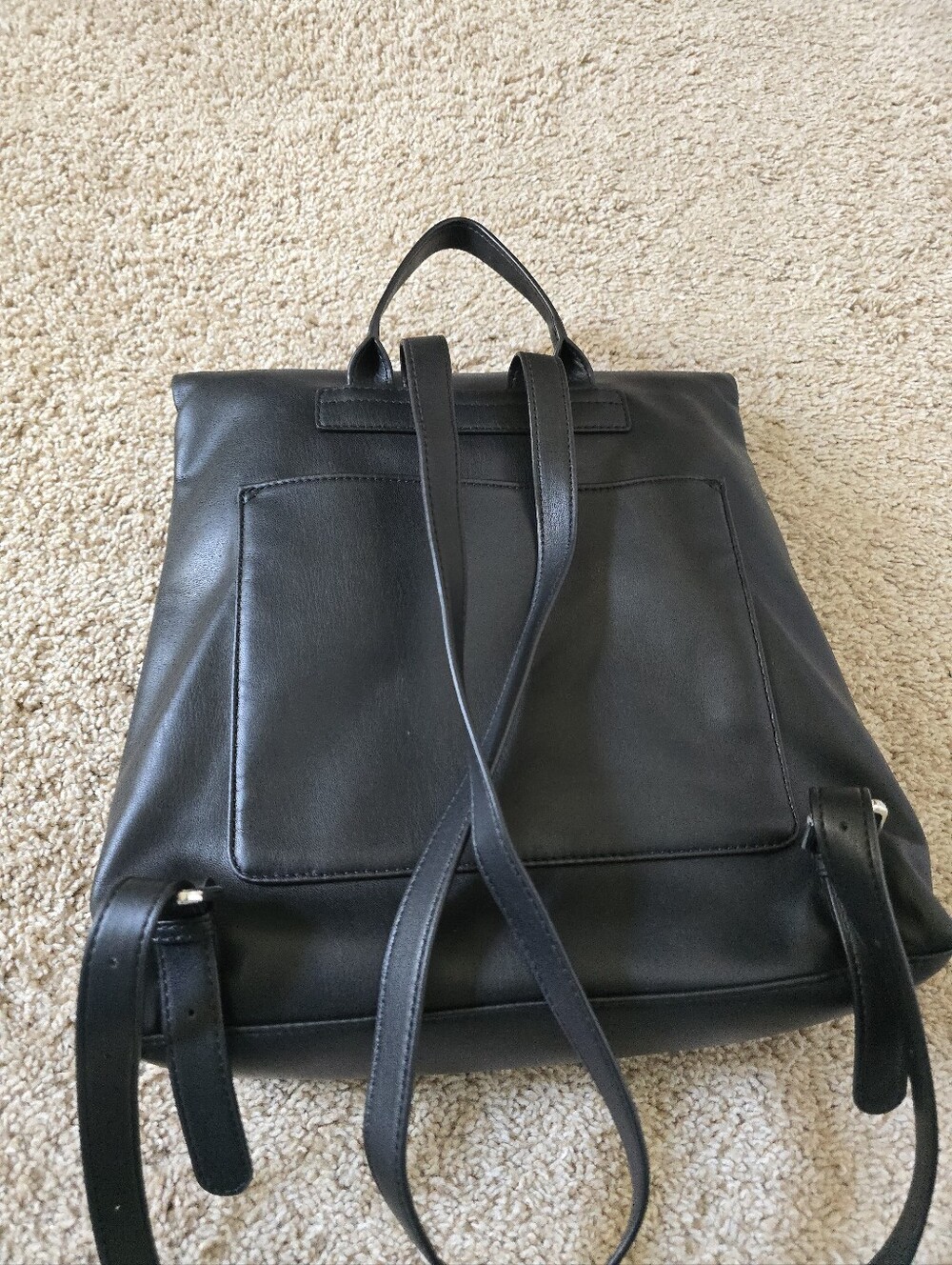 DKNY Faux Leather Backpack - Picture 7 of 7